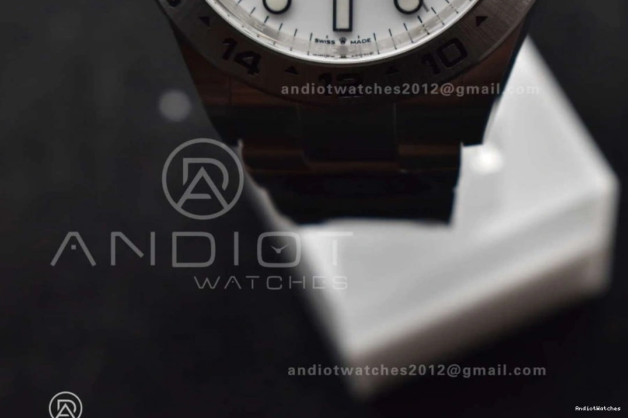 1:1 II Explorer ComfortFit 226570 904L 845 Edition on Bracelet 42mm CHS Clean Dial DD3285 SS White Best 1218